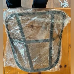 Black Mesh Back Support